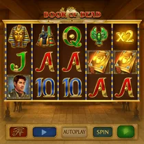 SGCasino - Book of Dead Slot - Free Spins with Expanding Symbols