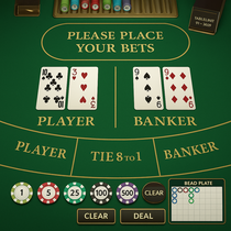 SGCasino - Baccarat Card Game - Banker and Player